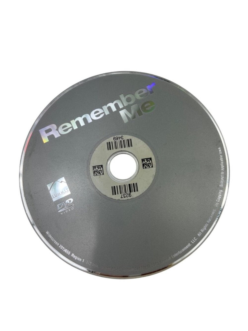 Remember Me DVD 2010 Summit Entertainment Region 1 Widescreen PG-13